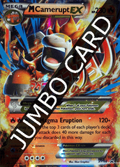 Mega Camerupt XY198 JUMBO OVERSIZED Promo - Mega Camerupt Premium Collection Exclusive
